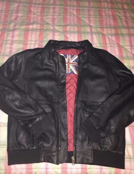 Casaco de cabedal Triumph original