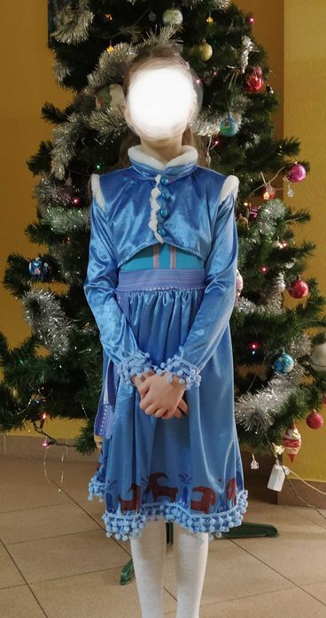 Kostium strój Anna Kraina Lodu rozm. 122