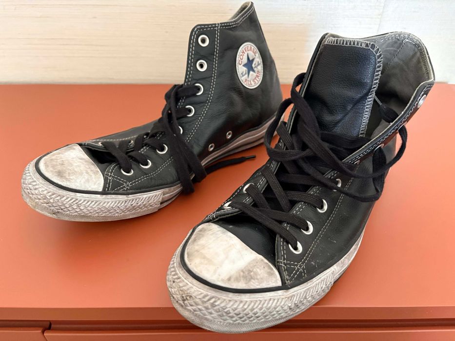 Botas Converse Chuck Taylor All Star Vintage Leather Pretas