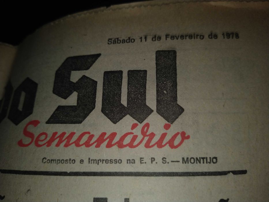 Jornais antigos década de 70