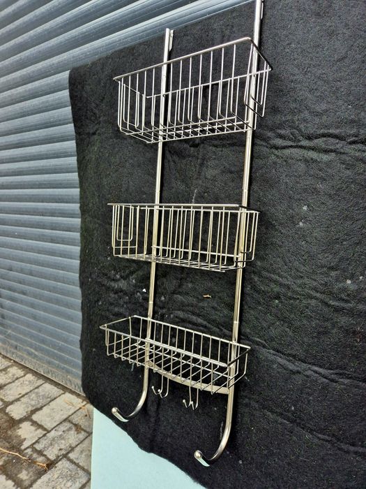 półka na kabine na szybe prysznicowa 3 poziomowa BAMODI okazja