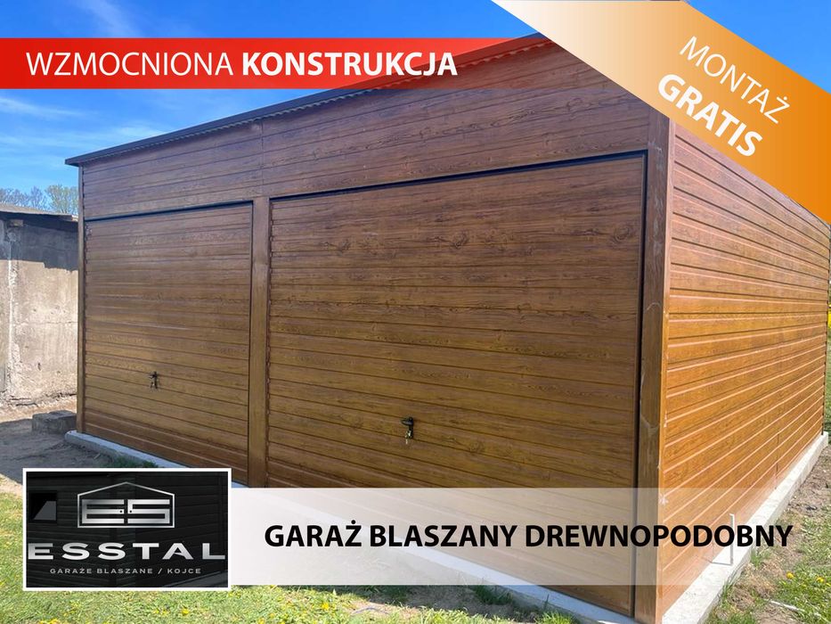 Garaż Blaszany ZŁOTY DĄB - Garaże Blaszane |BLASZAK - HALA| - ESSTAL*