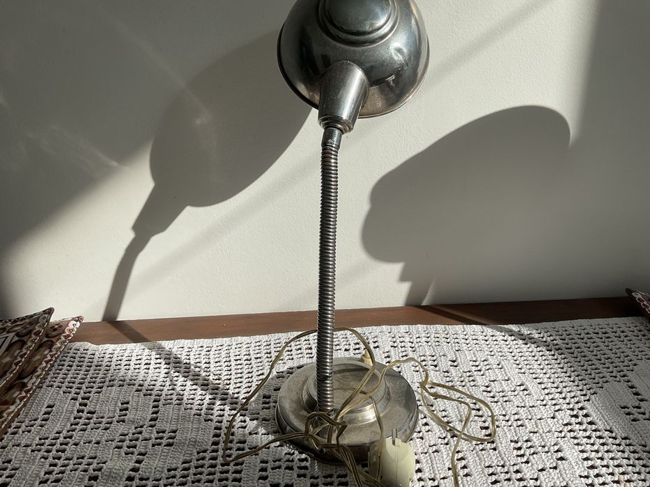 Vintage lamp, silver with lead 45/50+years old