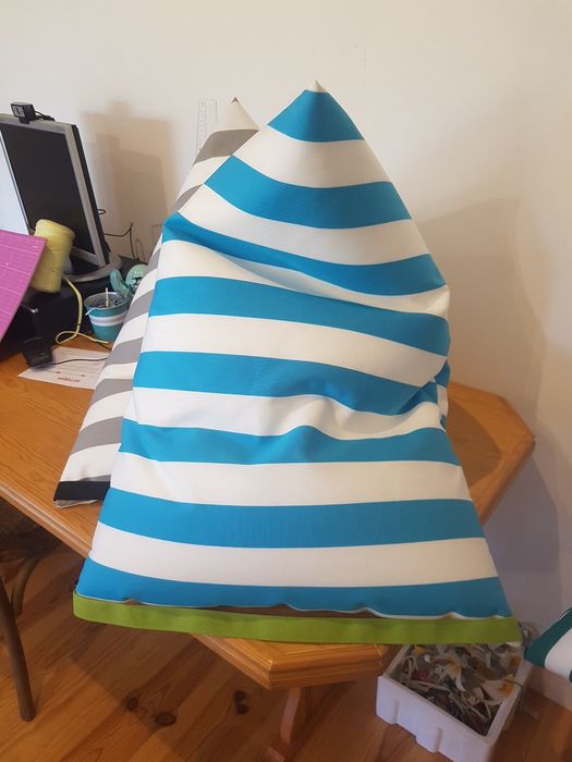 Almofadas/Puffs para praia ou campo