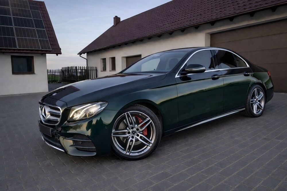 Mercedes-Benz Klasa E AMG Line_Prywatne_Servis_Alu_KameraRadar