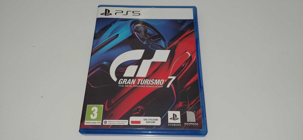 ps5 GRAN TURISMO 7 PL po polsku działa z VR dla 1-2 graczy, okład PL 1