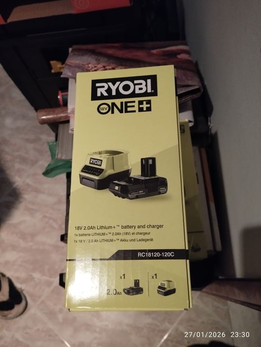 Bateria e carregador Ryobi