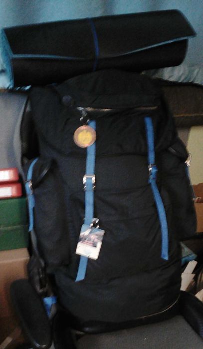 Duży, Stary Plecak Turystyczny z Aluminiowym Stelażem.  KLASYK PRL. !!