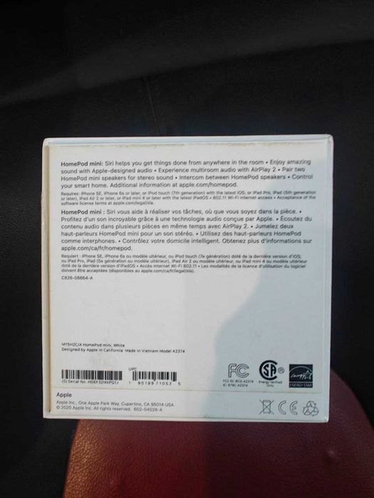 Колонка Apple HomePod Mini White Нова!