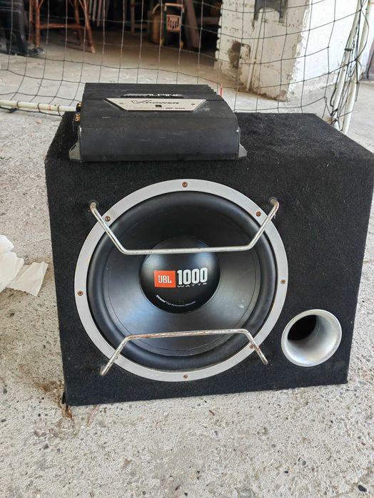 Tuba basowa JBL 1000w subwoofer ze wzmacniaczem ALPINE
