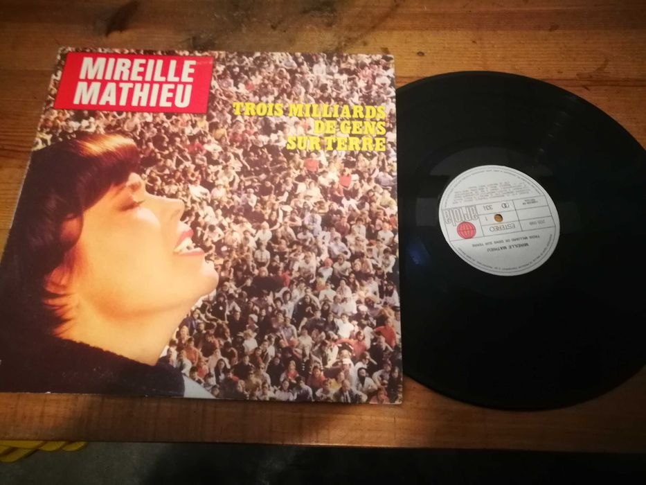 MIREILLE MATHIEU - Trois Milliards de Gens Sur Terre LP