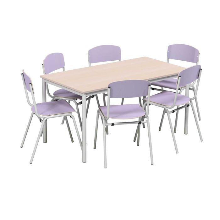 Стілець ISO №6, з покриттям фанери пластиком HPL