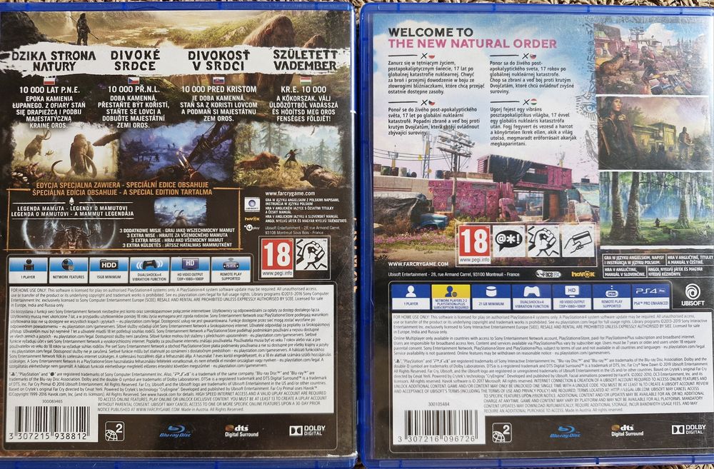 Zestaw Far Cry - 2 gry na PS4