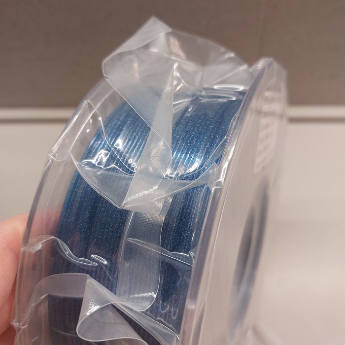 Філамент до  3D принтера  PETG Sparkle blue (синій блискучий)