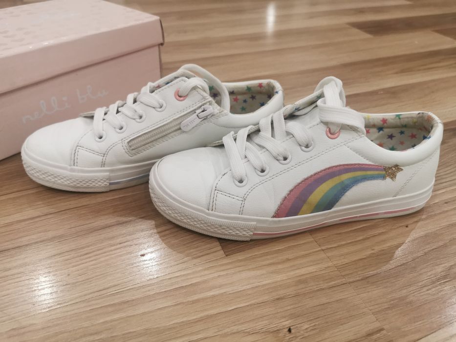 Adidasy Nelly blu 36 białe