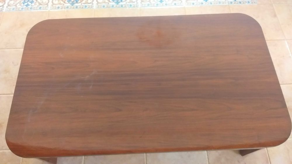 Mesa de centro de Sala de Estar côr cerejeira escura