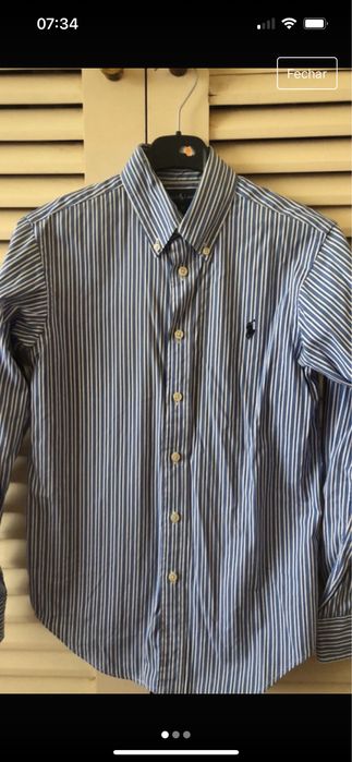 Camisa Polo Ralph Lauren como nova tam. 12