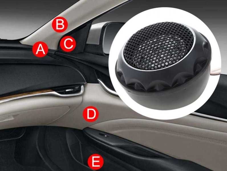 Tweeters auto  280W com crossovers e imen  de Neodymium  NOVOS