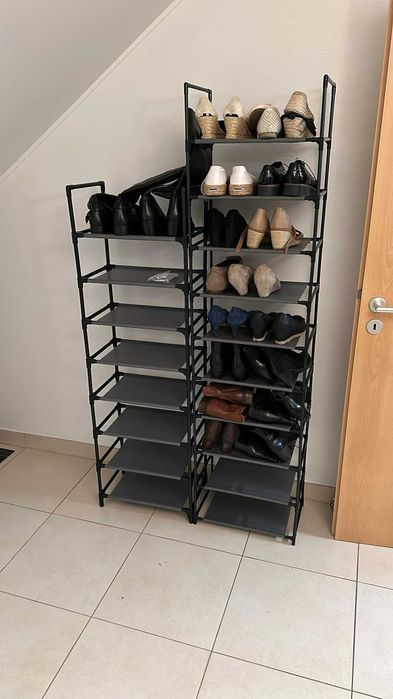 Przechowywanie dom 10 poziomów na pudełka wysokie szary