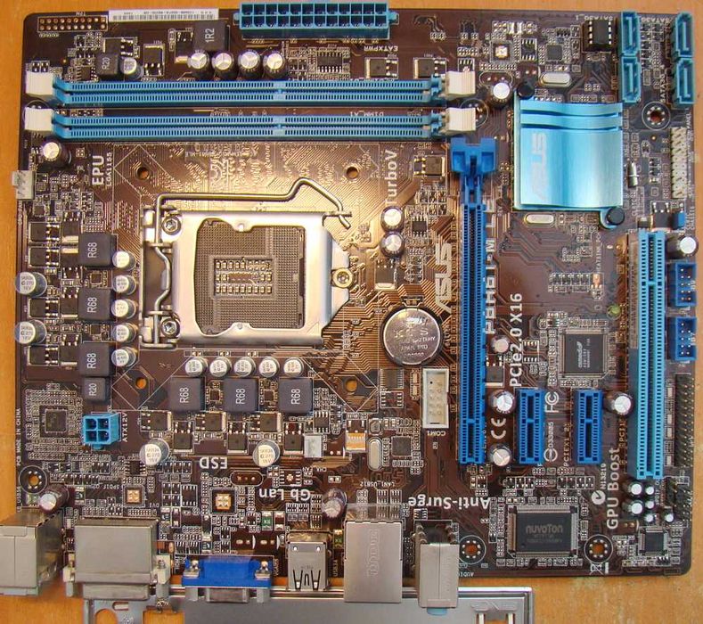 Asus P8H61-M LE S1155 rev1.05 + задня планка