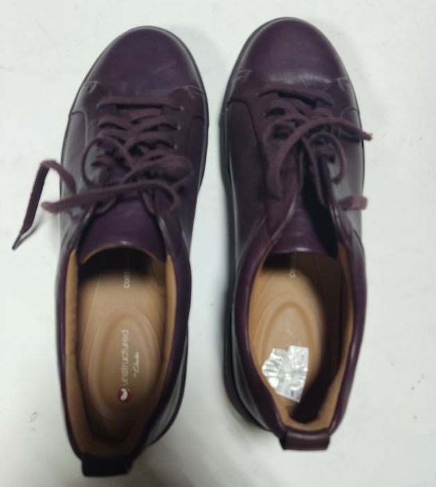 Сникерсы туфли Clarks unstruktured  кожа ортопедические 41р.