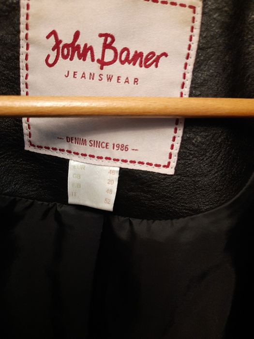 Kurtka damska z ekoskóry 46