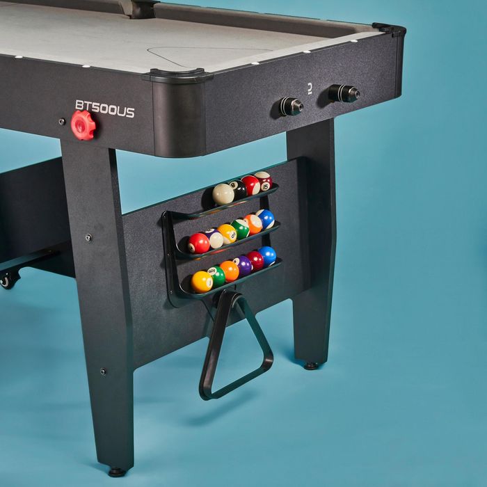 Mesa de Bilhar Americano Dobrável BT 500 Pano Cinzento
