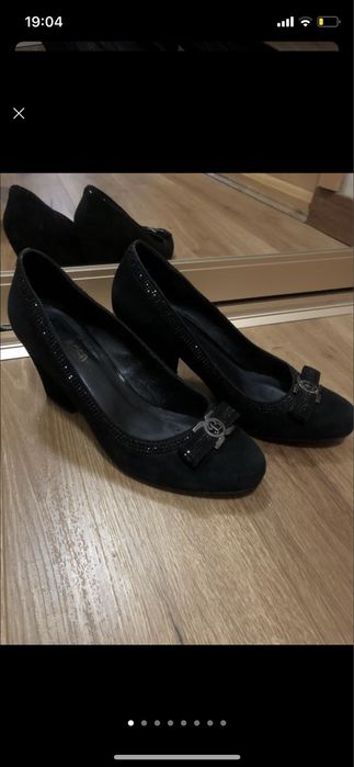 Натуральні замшеві туфлі туфли