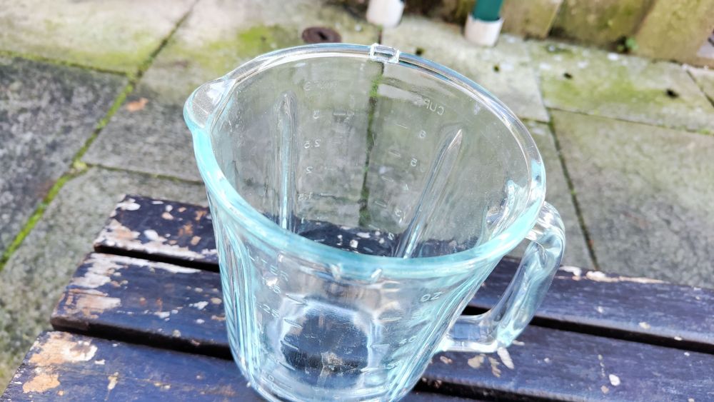 Copo de vidro para liquidificador