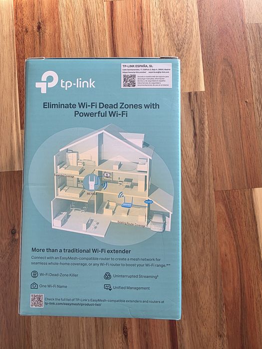 TP-Link AX3000 Mesh Extender Wi-Fi 6 até 5GHz 2402 Mbps