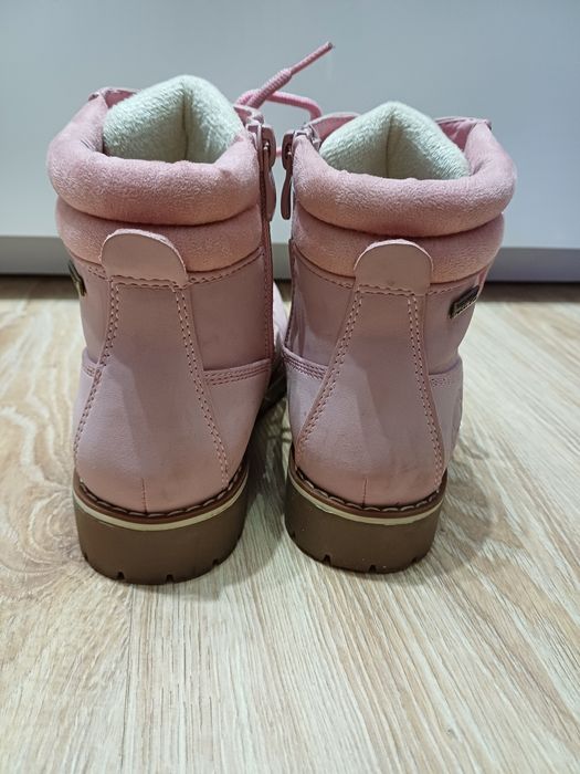 Różowe trapery buty ocieplane Nelli Blu r. 35  CS722-6A