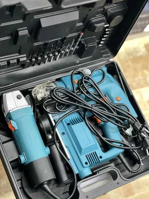 Набор инструментов Макита Makita 3️⃣в1️⃣ Дрель Лобзик и Болгарка‼️