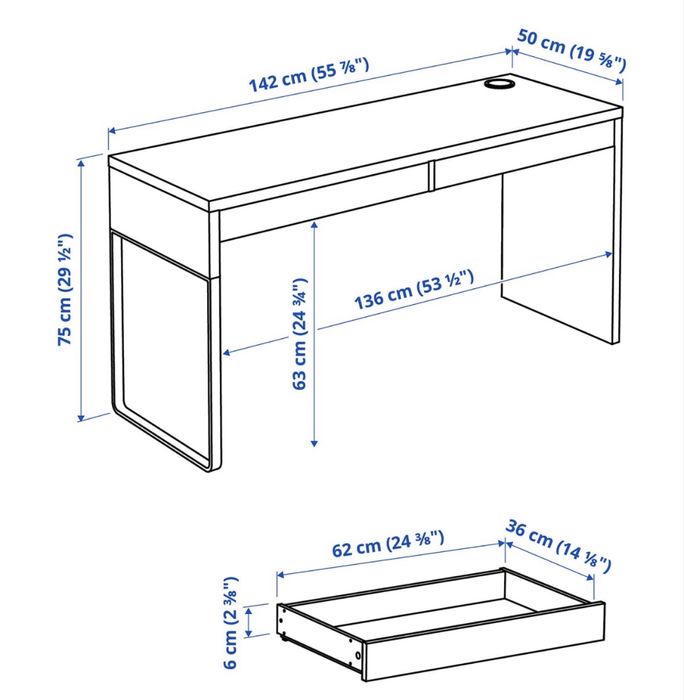 Secretária grande - IKEA
