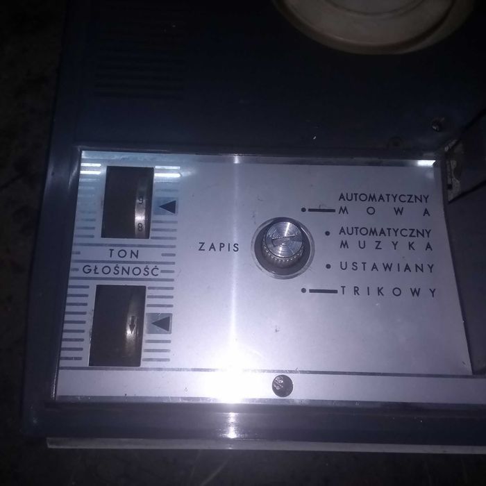 Magnetofon szpulowy lampowy ZRK ZK145 z PRL,