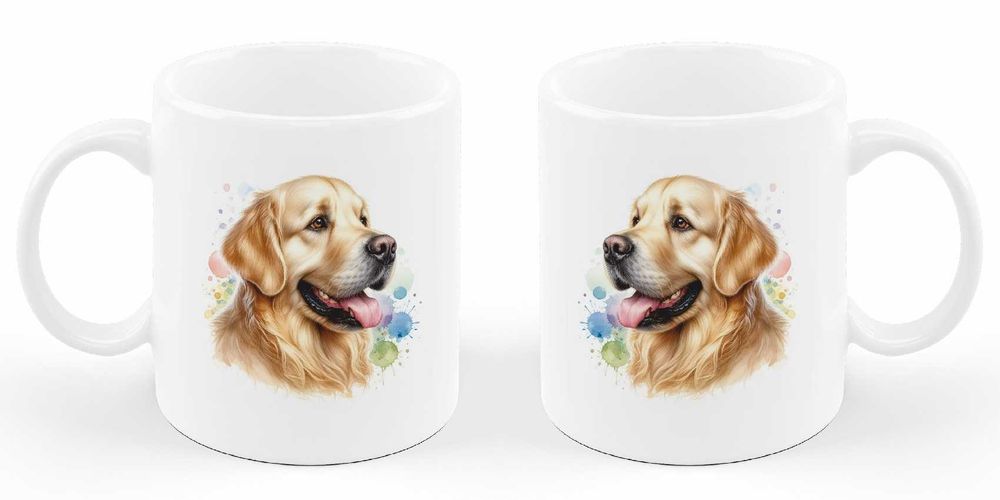 Kubek Pies GOLDEN RETRIEVER ceramika 330 ml