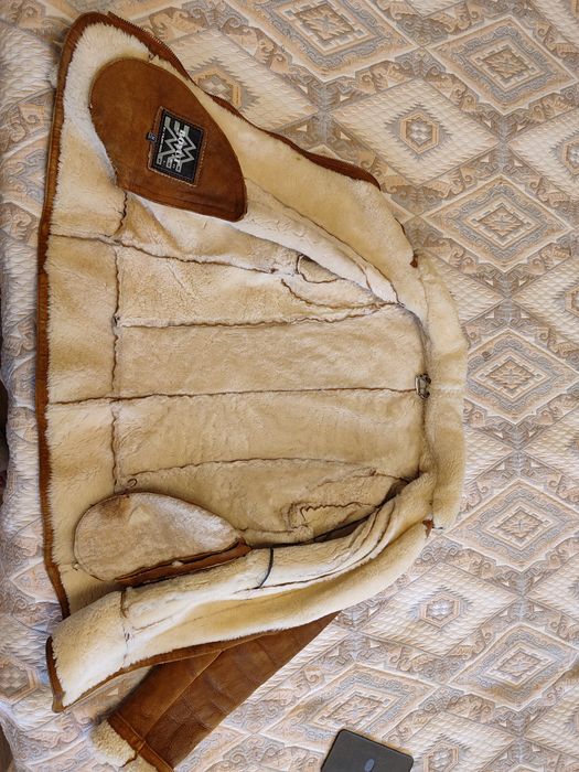 Тепла дублянка на овчині