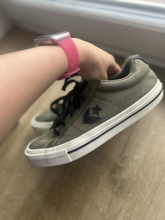 Zielone khaki trampki Converse All Star 38,5