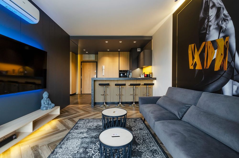 Apartament z Wanną w Sypialni, Parking, Manufaktura, Dostęp na Kod