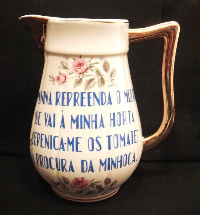 Jarro/caneca antiga da Fábrica de louças de  Aveiro