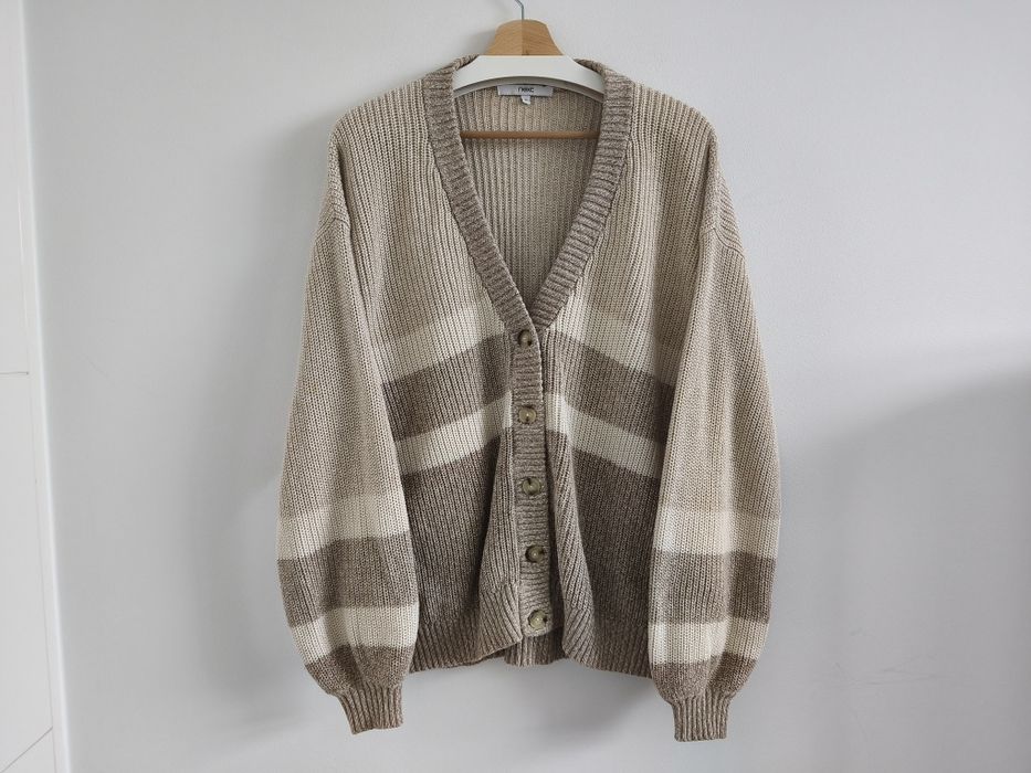 Next M kardigan gruby splot