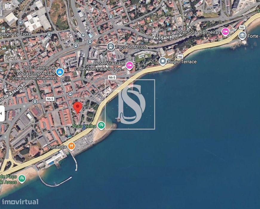 Arrendamento T3 centro histórico de Paço de Arcos perto da Praia dos P