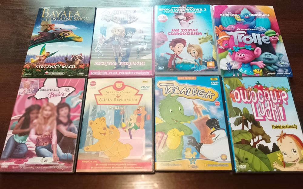 Sprzedam BAJKI na DVD różne tytuły -Polecam !