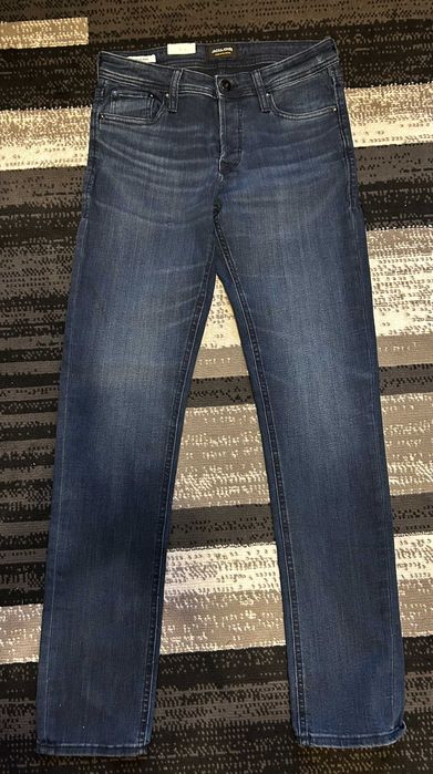 Spodnie Jeans Jack & Jones granatowe W30 L32 30/32 nowe SLIM FIT