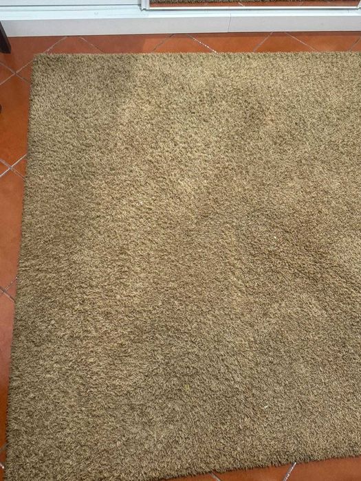 Carpete beje acastanhada 160x230