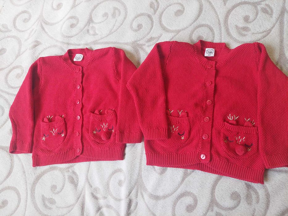 Светр, кардиган для двійні, близнят 80р. Cool Club Smyk