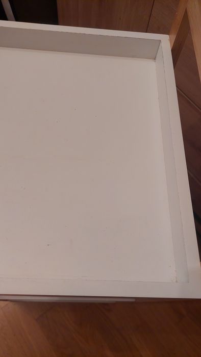 Szafka bambusowa 3 białe półki