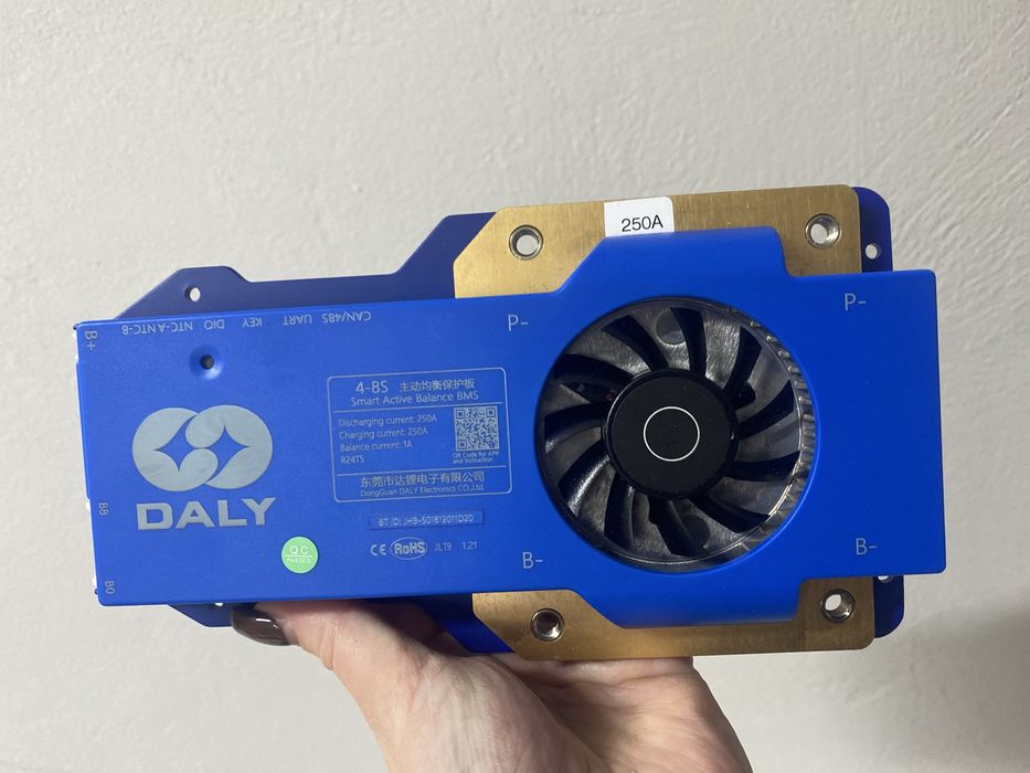 BMS-плата Daly Smart Active Balance 4-8S