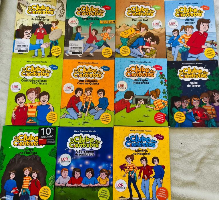 Livros "O Clube dos Cientistas"
