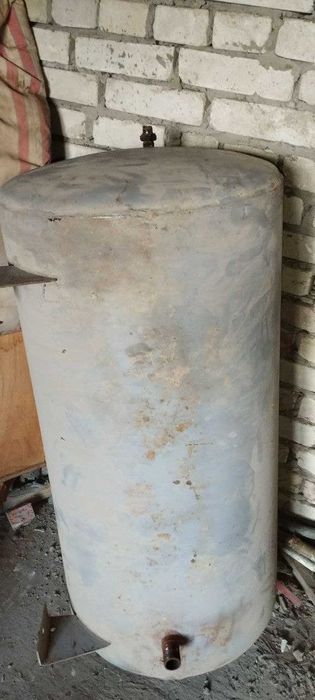 бочка ресівер бойлер на газ або дрова