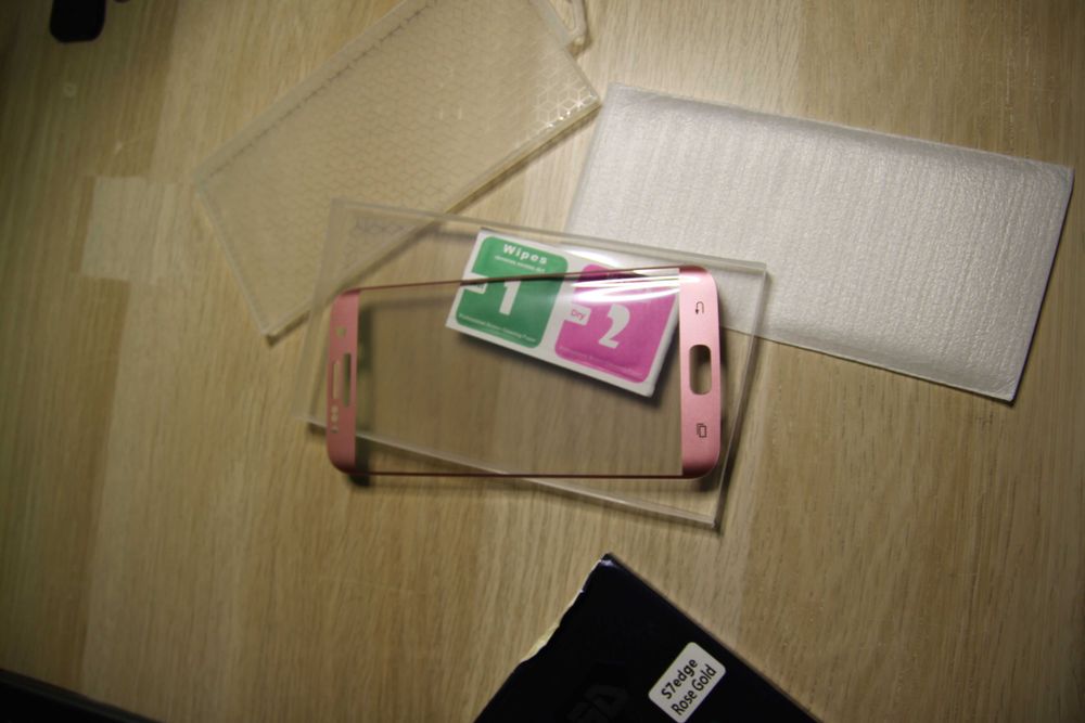 Szkło hartowane Samsung S7edge - Rose Gold